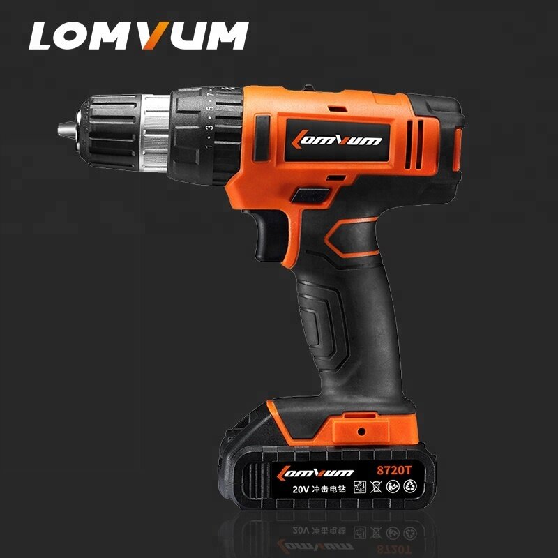 12V Battery Power Tools Self Drill Screw Driver Cordless Impact Drill Machine with Drill Bit