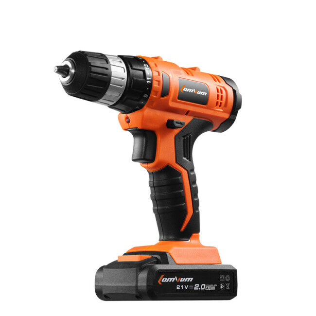 Power Tools 20V Rechargeable Battery Electric Cordless Impact Drill