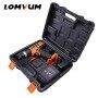 LOMVUM 20V Trigger Switch Power Tools 35Nm Cordless Drill Machine with Drill Bits and Sockets