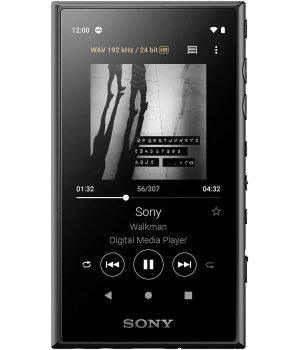 NW-A105 Android hochauflösender Musik-Player Schwarz Android 9.0 ca. 26 Stunden Akkulaufzeit Bluetooth 5.0 S-Master HX 16 GB Schallplattenprozessor Hochauflösende Audio-Funkfunktion