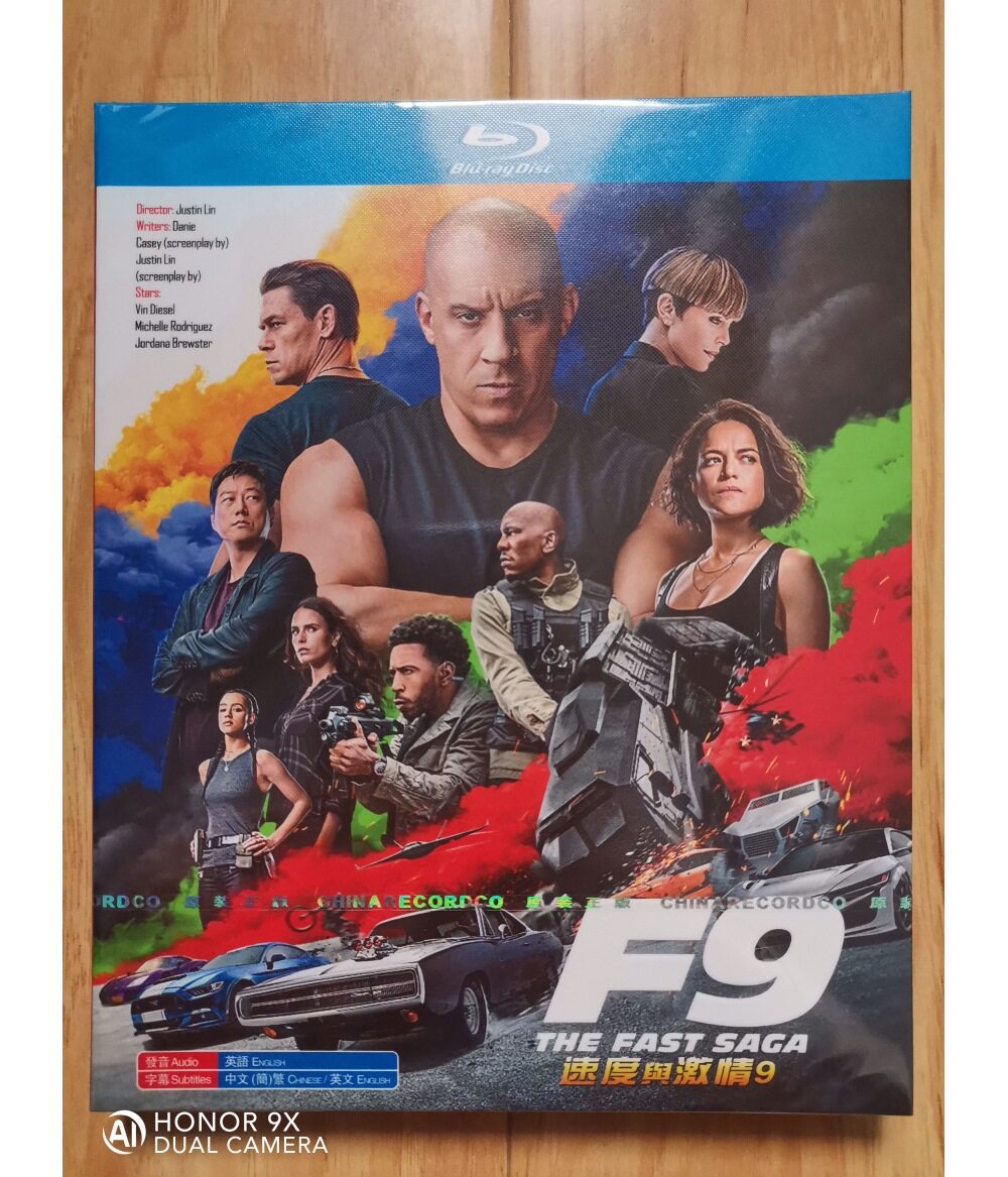 Диски DVD и Blu-ray BD Диски Blu-ray HD фильм Форсаж 9 в штучной упаковке Английское произношение Китайские и английские субтитры