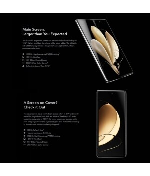 Original Nuevo Plegable Flagsh Honor Magic V 5G 7.9 "Plegable Screem 512GB 12GB RAM Snapdragon 8 50MP Cámara Octa Core Android 12 Magic UI 6 Smartphone