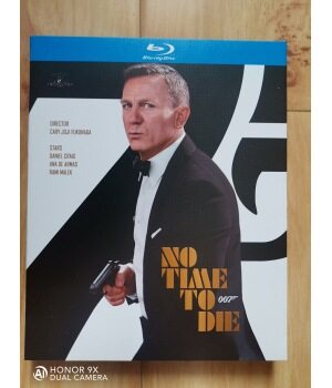  (2021) authentic 007: No Time to Die Blu-ray+DVD 1-Disc