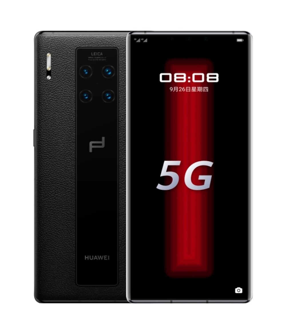 HUAWEI Mate 30 RS 5G Netcom 12GB + 512GB (negro) Cuero seleccionado, ingenioso, chip SoC insignia Kirin 990 5G, pantalla de anillo OLED hipercurvada Android 10