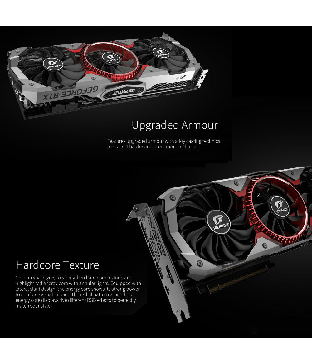 Colorful RTX 2080Ti Advanced OC Graphic Card 2080 ti 11G Nvidia Turing GPU GDDR6 1635MHz GeForce Video Cards For PC Gaming