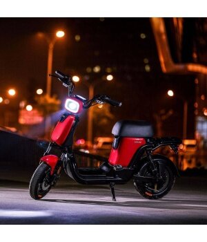 Xiaomi HIMO T1 bicicleta eléctrica HD LCD instrumento, grupo de luces LED 14 pulgadas 48V350W 14Ah / 28Ah Batería de litio 60-120km Velocidad máxima 25km / h