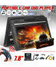 7.5" Portable DVD Player with Swivel Screen Built-in Rechargeable Battery