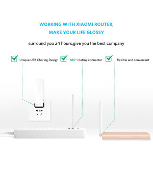 Xiaomi WIFI Repeater 2 Универсальный повторитель Repitidor Wi-Fi Extender 300 Мбит / с Extende Signal Усилитель беспроводного маршрутизатора Универсальный Repitidor