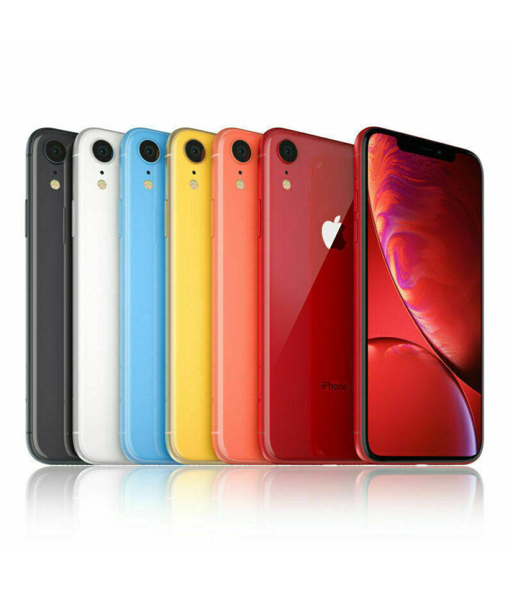 Globale Version Neu - Apple iPhone XR (64 GB) 6.1-Zoll-A12-Bionic-Chip-Kamera iOS 13 mit integriertem Memoji-GPS-WLAN-Smartphone