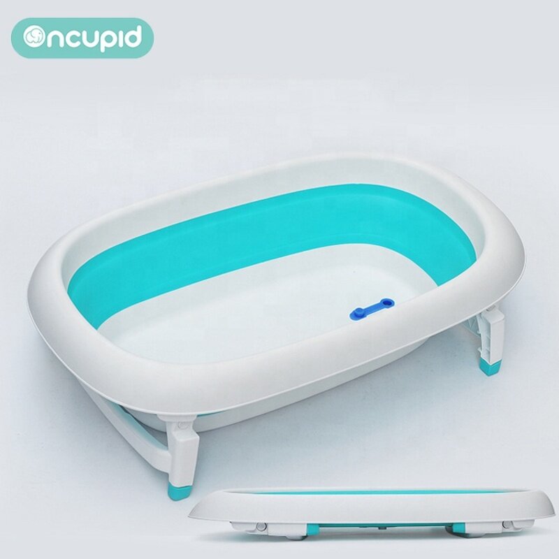 Baby plastic foldable bathtub portable new born baby kids bath tub for