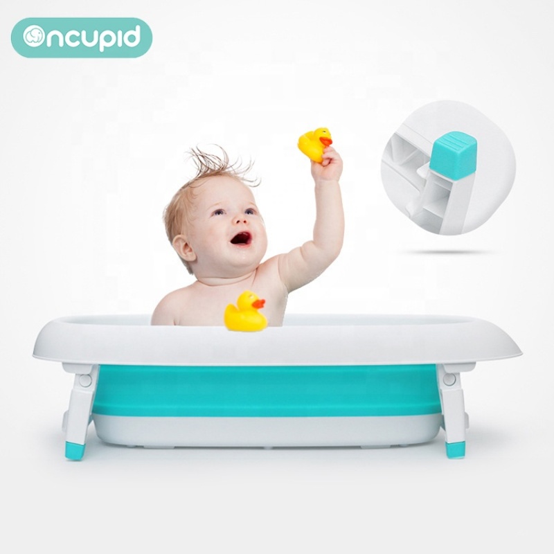 Baby plastic foldable bathtub portable new born baby kids bath tub for