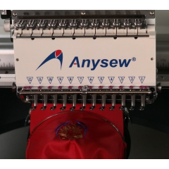 AS-1201TS Single Head Embroidery Machine Automatic Cap Embroidery Machine Logo