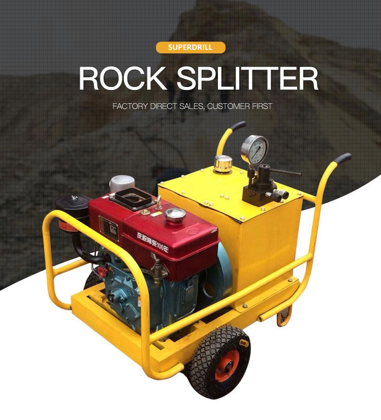 Hydraulic rock splitter