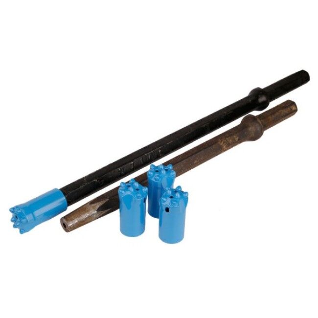 Hex 22 Hex 25 Mining Tapered  Rock blasting DTH Drill  Rod Rods for Mining
