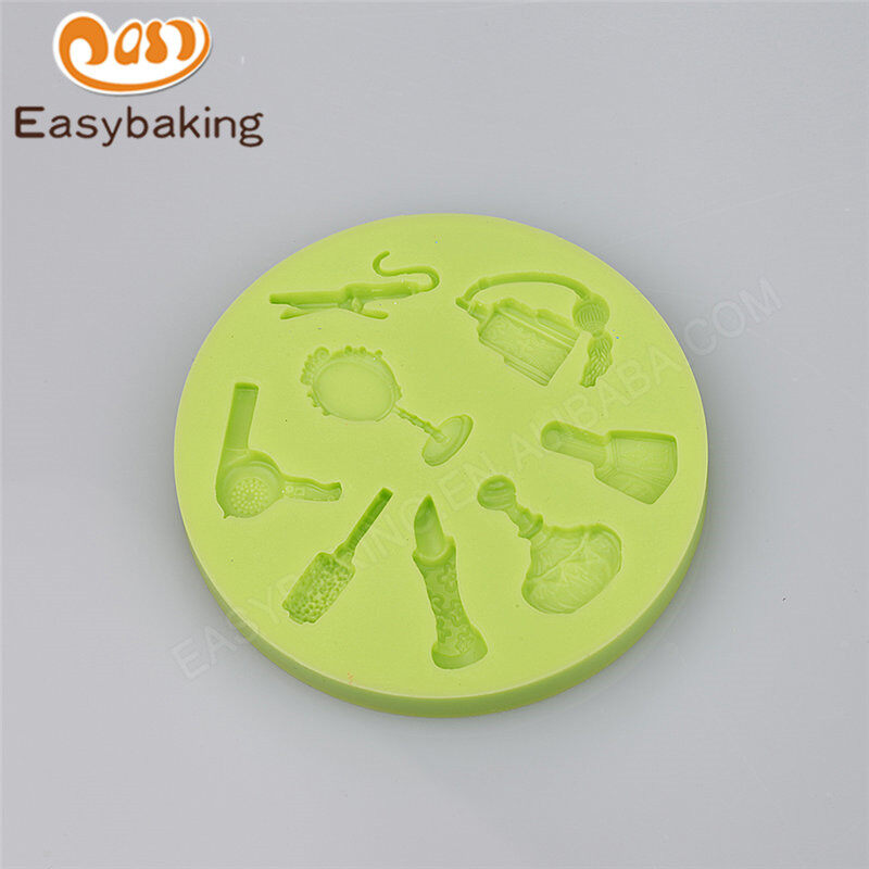 Makeup accessories silicone fondant cake mold for cake decorating