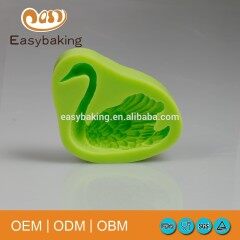 Eco-friendly Cake Decorating Tools Single Swan Silicone Soap Mold
