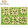 Children's Toys Jigsaw Puzzle pieces (cube) Face shaped Clay Silicone Mold
