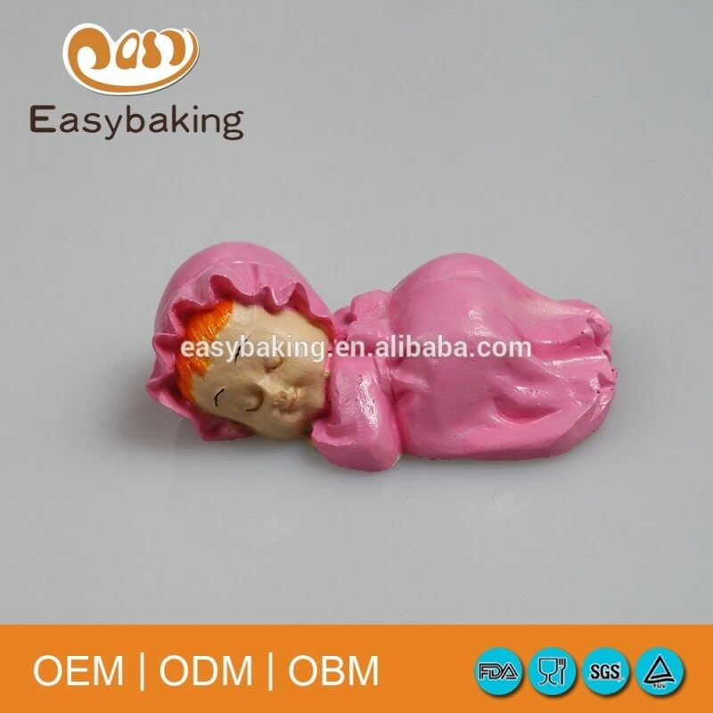 Wholesale Promotional High Quality Cake Decorate 3D Sleeping Baby Silicone Soap Mold