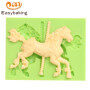 Toy horse design 3d silicone cake molds