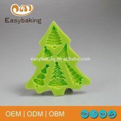 Weihnachtsbäume Cup Cake Dekoration Silikonform für Gebäck