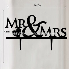 Mr & Mrs Cake Decorating Supplies Tortenaufsätze für Paare