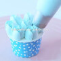 Stainless Steel Tulip Petal Nozzles Pastry Icing Cake Decorating Russian Piping Tips Set