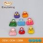 Food Grade 6 Cavities Homemade Craft Lady Bags Silicone Bakeware Cupcake Molds For Cake Decorate