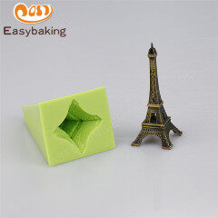DIY 3D Eiffel Tower Cake Topper Silicone Mold