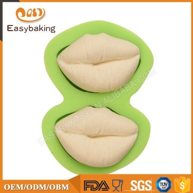 2016 Best Selling Products Lips Shaped Silicone Cake Molds