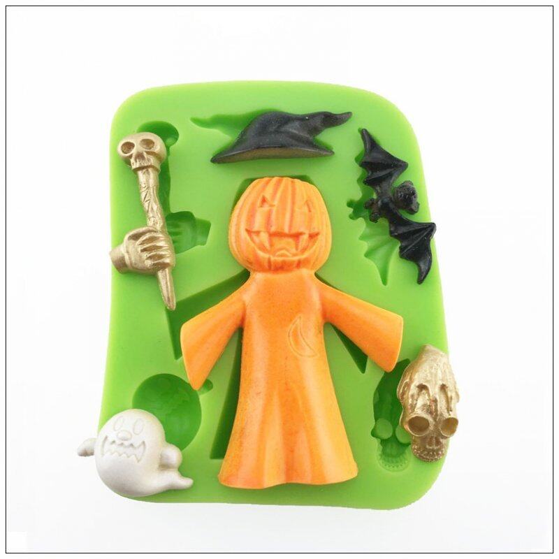 2016 Halloween china supplier silicone for gypsum mold for fondant cake and cookie
