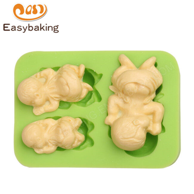 Sleeping Babies Silicone Flexible Handmade Clay Moulds