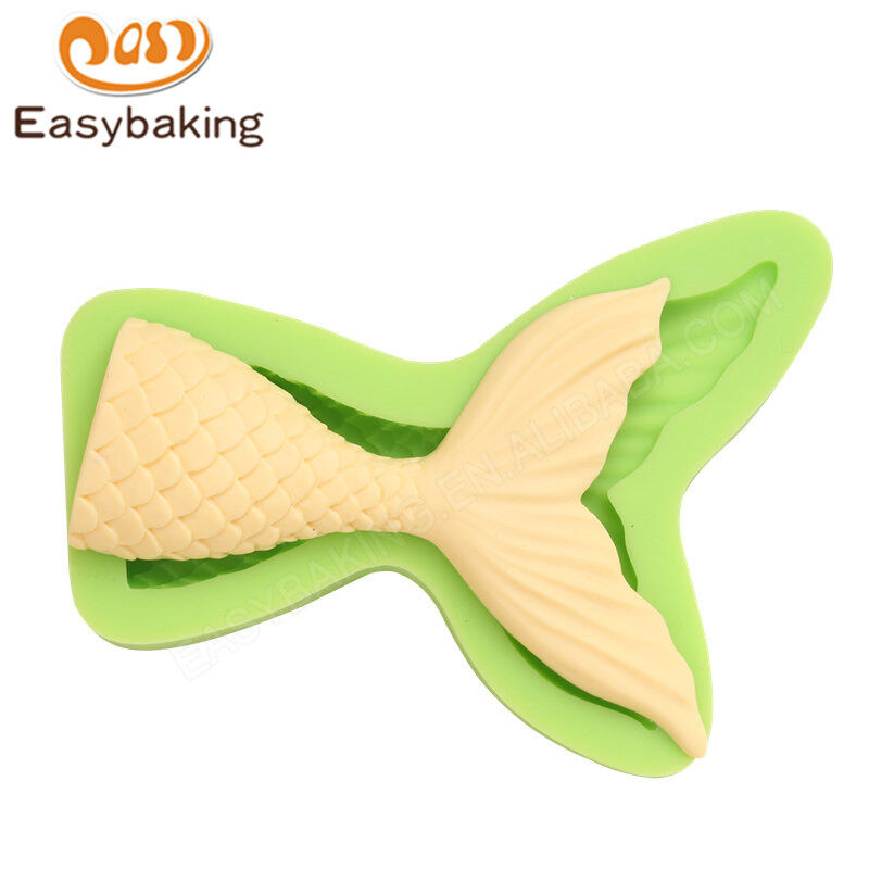 Small Fish Tail Silicone Molds Fondant Mould for cake decorating