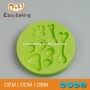 Sample Available Funny Dog Footprints Doggy Bone Silicone Cookies Molds