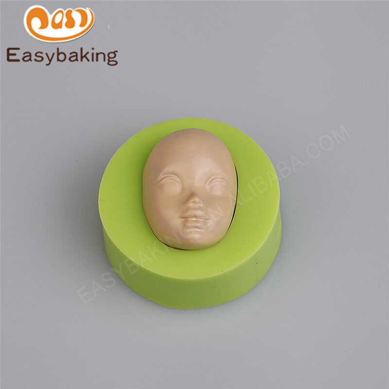 Customizable hot selling baby face silicone molds soap silicone mold Decorating tools