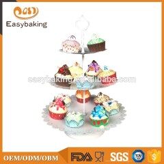Hot selling high quality many styles cupcake wedding cake stand
