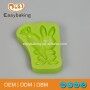 Cake Decorating Silicone Cookie Mould Cute Easter Rabbit With Radish