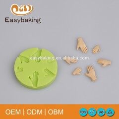 Whole Family 3 Pairs Of Hands Ornament Silicone Cake Decorating Baking Molds