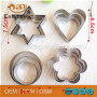 Hot sale different cute shape stainless steel cookie cutter set