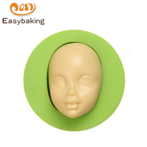 Customizable hot selling baby face silicone molds soap silicone mold Decorating tools