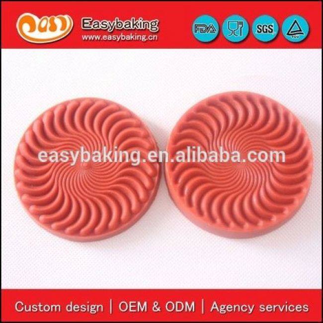Small Roundness 3D Sugarcraft Veiner Leaf Fondant Silicone Molds For Cake Decorating