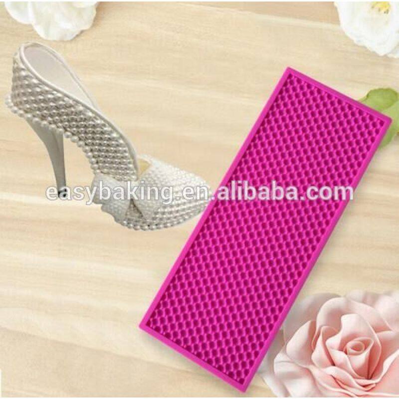 High-heeled Shoes Decoration Fondant Silicone Mold Pearl Mat