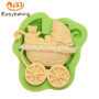 Manufacturer supply customized design baby teddy bear carriage silicone molds