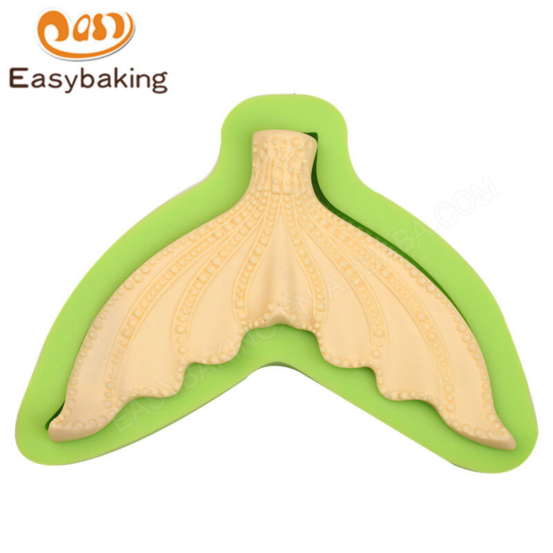 3d Fish Tail  shape silicone molds cake baking decorating tools