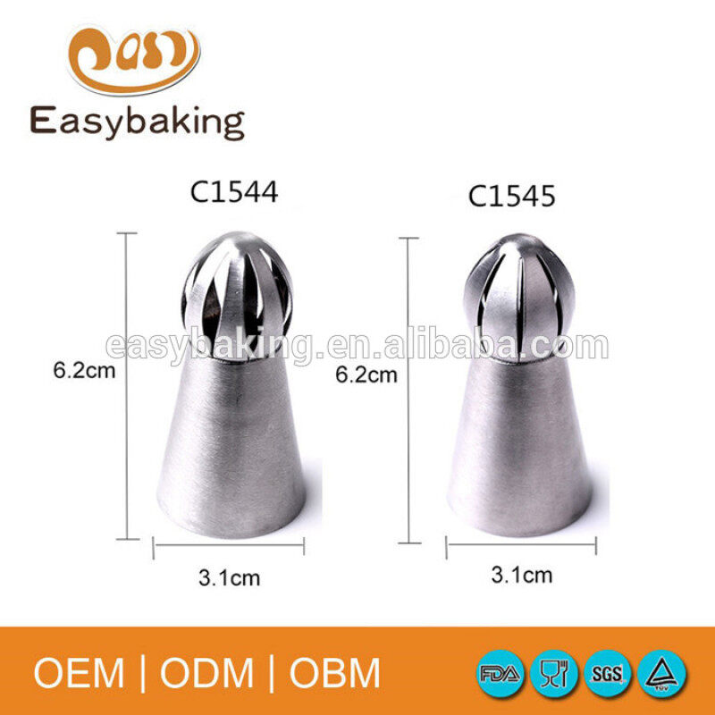 Flower Cupcake Stainless Steel Russian Nozzles Fondant Icing Piping Tips Tubes Cake Decorating Tools
