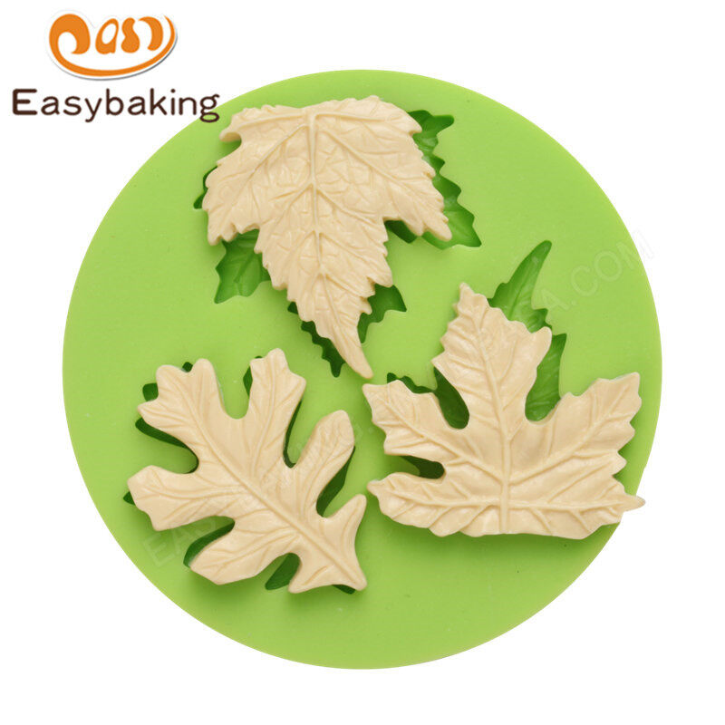 3D Maple leaves Shape Cake Silicone Mold