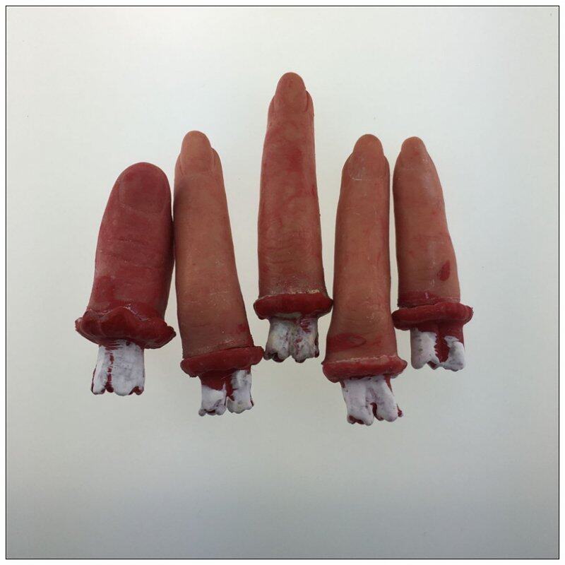 Food Grade Finger shape Halloween terror Decorating silicone molds for Fondant Cake