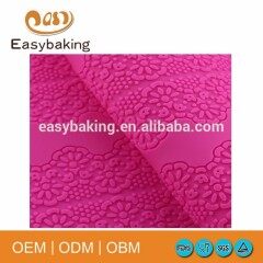 Hot sale silicone lace cake decorating fondant impression mat