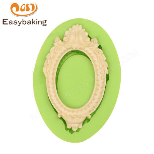 Handmade Europe Photo Frame Clay Silicone Decorating Molds