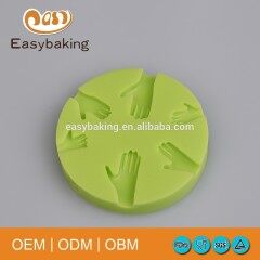 Whole Family 3 Pairs Of Hands Ornament Silicone Cake Decorating Baking Molds