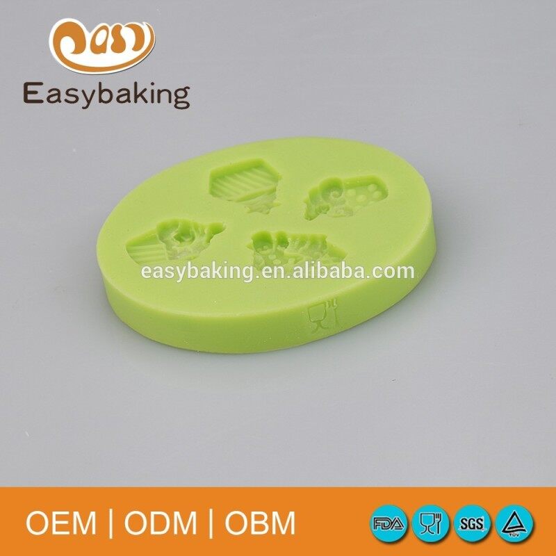 Christmas Party Cake Decoration Cupcake Shaped Silicone Mould